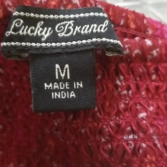 Lucky Brand red skirt - Picture 2 of 2